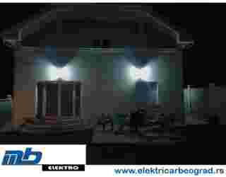 osvetljenje-na-fasadi-kuće-električar-beograd-tim