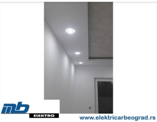 Ugradnja osvetljenja klub - Elektricar beograd tim