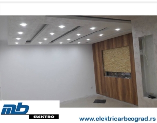 Ugradnja osvetljenja klub - Elektricar beograd tim