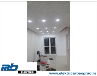 Ugradnja osvetljenja klub - Elektricar beograd tim