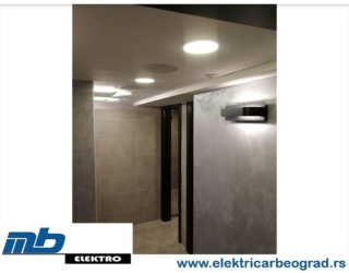 Ugradnja osvetljenja klub - Elektricar beograd tim