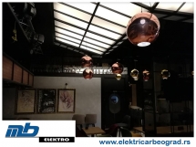 Ugradnja osvetljenja klub - Elektricar beograd tim