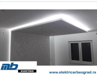 Ugradnja osvetljenja klub - Elektricar beograd tim