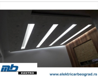 Ugradnja osvetljenja klub - Elektricar beograd tim