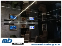 Ugradnja osvetljenja u klubu-1 - Električar Beograd Tim