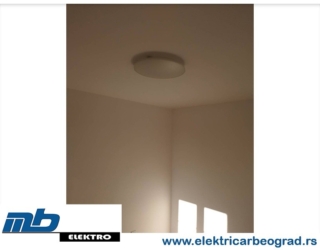Ugradnja plafonjerke u sobi - Električar Beograd Tim