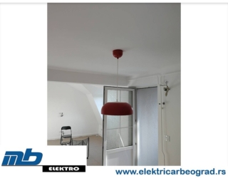 Ugradnja spuštenog lustera - Električar Beograd Tim