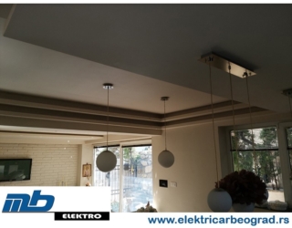 Ugradnja osvetljenja lokal - Beograd - Elektricar Beograd Tim
