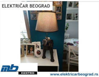 Ugradnja stonog lustera Beograd - Elektricar Beograd Tim