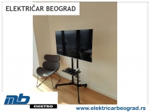 montaa tv-a na stand beograd elekricar beograd tim