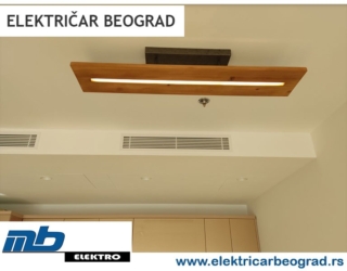 ugradnja led lustera beograd elekricar beograd tim