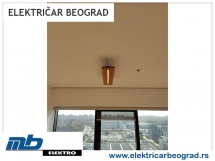 ugradnja led lustera linija beograd elekricar beograd tim