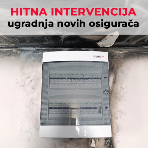 Hitna intervencija ugradnja novih osigurača